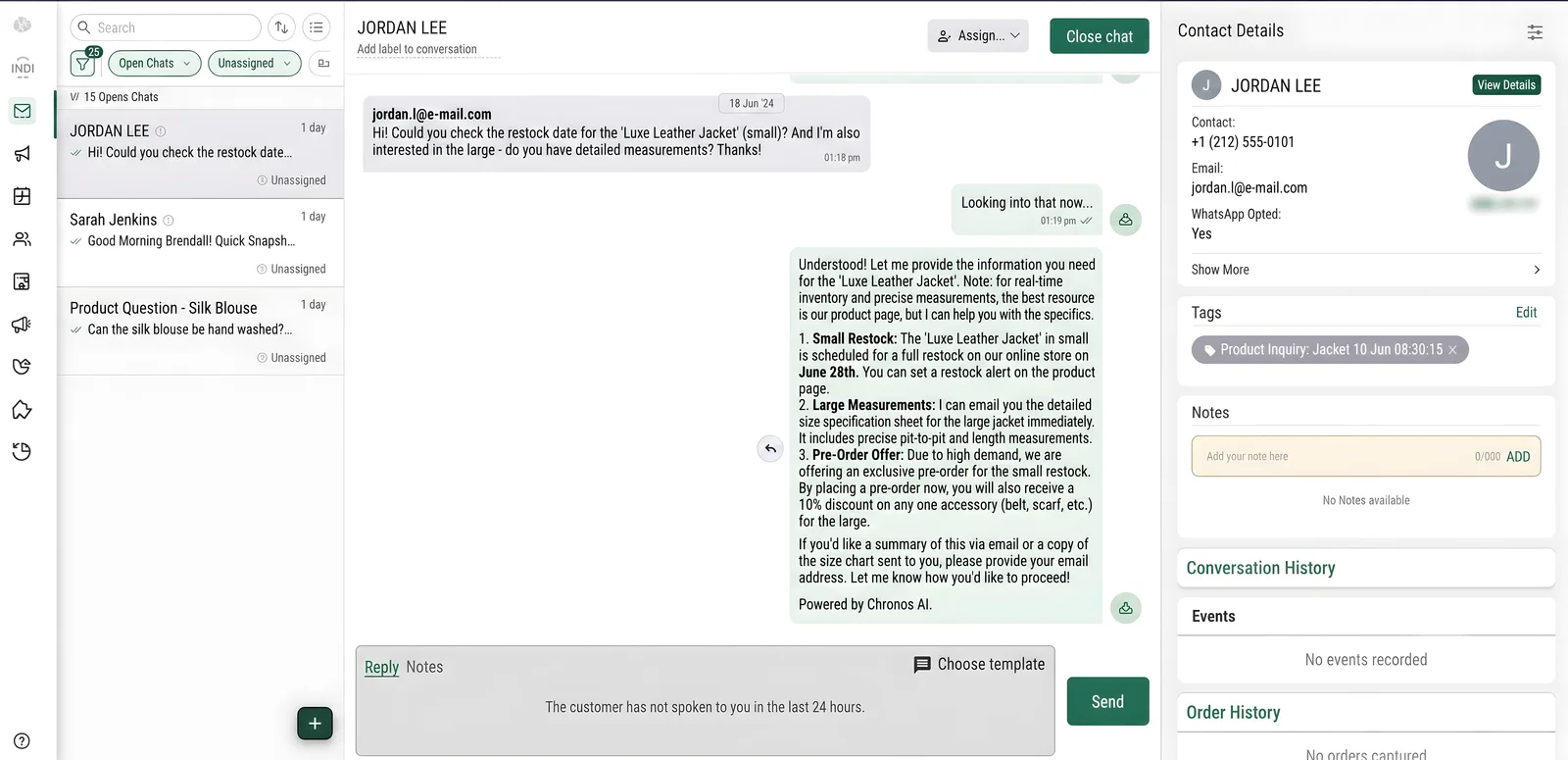 Multi-Agent WhatsApp Live Chat Dashboard